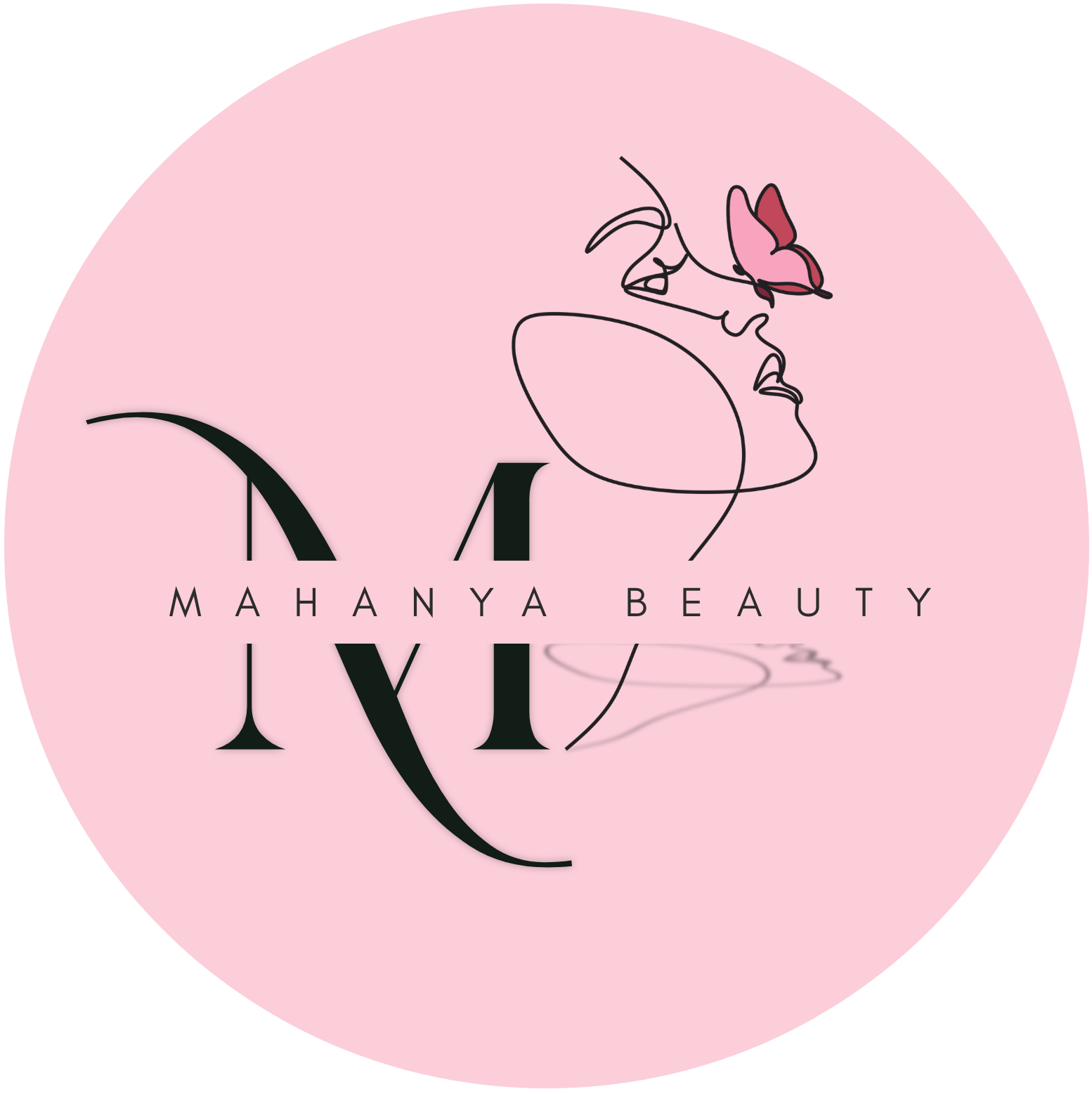 Mahanya Beauty Salon Logo